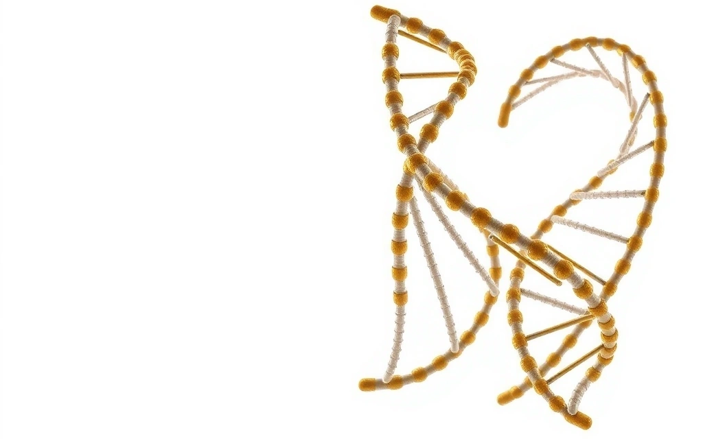 Collagen protein structure scientific visualization