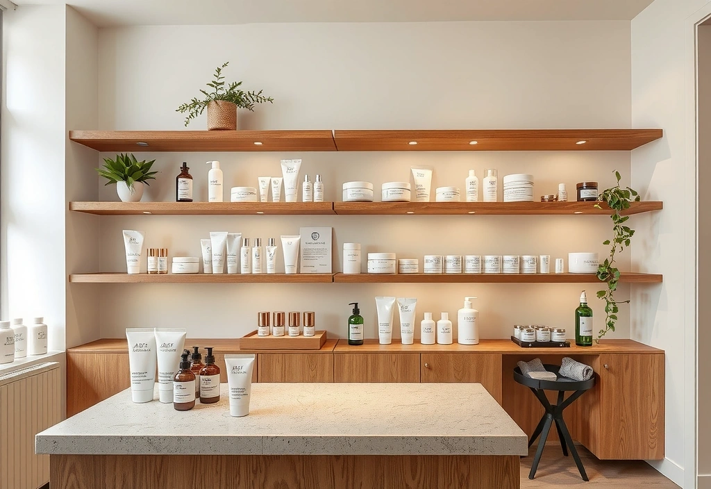 Natural Luxury Wellness store interior in Mayfair
